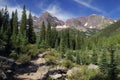 View of Maroon Bells Wilderness in Colorado Royalty Free Stock Photo