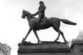 Horse Monument - Marshal Zhukov Statue, Moscow Royalty Free Stock Photo