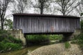 View of Marshall Covered Bridge in Indiana, United States Royalty Free Stock Photo