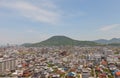 View of Marugame town, Kagawa prefecture, Japan Royalty Free Stock Photo