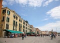 View of the marvelous architecture along the Grand Canal in Venice, Italy