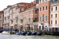 View of the marvelous architecture along the Grand Canal in Venice, Italy