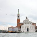 View of the marvelous architecture along the Grand Canal in Venice, Italy