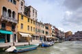 View of the marvelous architecture along the Grand Canal in Venice, Italy