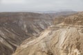View from Masada in Israel to the dead sea Israel Royalty Free Stock Photo