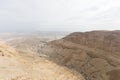 View from Masada in Israel to the dead sea Israel Royalty Free Stock Photo