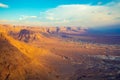 View from Masada at the valley and Dead Sea Royalty Free Stock Photo