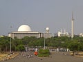 View of Masjid Istiqlal Royalty Free Stock Photo