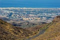 View of Maspalomas from the mountains - Gran Canaria