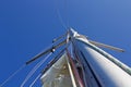 View of Mast of Sailboat from under it