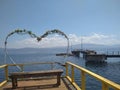 The view of Matano Lake in Malili Indonesia