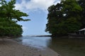The Matelot River Mouth, Trinidad and Tobago Royalty Free Stock Photo