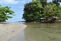 The Matelot River Mouth, Trinidad and Tobago Royalty Free Stock Photo