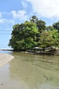 The Matelot River Mouth, Trinidad and Tobago Royalty Free Stock Photo