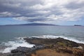 View from Maui, Hawaii Royalty Free Stock Photo