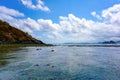 View of Mawi Beach, Lombok Island, Indonesia