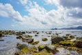 View of Mawi Beach, Lombok Island, Indonesia