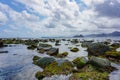 View of Mawi rocky Beach, Lombok Island, Indonesia