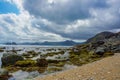 View of Mawi rocky Beach, Lombok Island, Indonesia