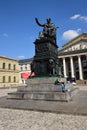 View in the MAX-JOSEPH-PLATZ square in Munich, Germany