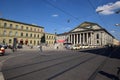 View in the MAX-JOSEPH-PLATZ square in Munich, Germany