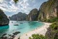 View of Maya Bay, Phi Phi Island, Thailand Royalty Free Stock Photo