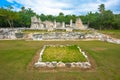 View of Mayan Ruins of El Rey