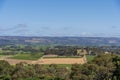 View of McLaren Vale on top of The Cube d'Arenberg Royalty Free Stock Photo