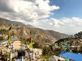View of Mcleodganj, Dharamsala in Himachal Pradesh Royalty Free Stock Photo
