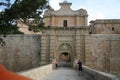 A view of Mdina gate Malta Royalty Free Stock Photo