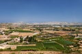 The view from the Mdina to the countryside surrounding the old c Royalty Free Stock Photo