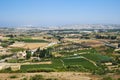 View from the Mdina to the countryside surrounding the old capital. Malta Royalty Free Stock Photo