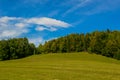 view of a meadow in austria stretched alongisde the famous semmering bahn walking track...IMAGE