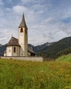 View from the meadows of the Parish Church of San Vito