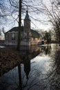 View of mediaeval castle Soelen in the evening