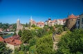 Medieval town panorama of Bautzen, eastern Germany Royalty Free Stock Photo
