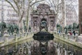 View of The Medici Fountain in the Luxembourg Gardens, Paris, France