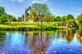 Bolton Abbey in Yorkshire Dales, Great Britain. Royalty Free Stock Photo