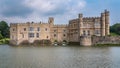 View of a medieval castle in England