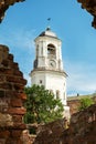 View of the medieval Clock Tower, Vyborg.