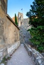 Omis. Mirabela Fort on the rock.