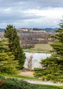 View of medieval Fort Saint-Andre from Avignon Royalty Free Stock Photo