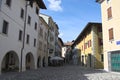 View of a medieval old street, Spilimbergo, Italy Royalty Free Stock Photo