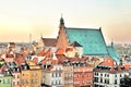View of the old town of Warsaw, Poland Royalty Free Stock Photo