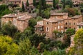 View of a medieval street in the Old Town of the picturesque Spanish-style village Fornalutx Royalty Free Stock Photo