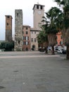 Medieval towers in Savona in Liguria