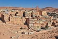 The view of the medina of El Atteuf city, Sahara desert, Algeria