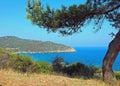 view of mediterranea sea Royalty Free Stock Photo