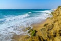 Mediterranean beach of Ashkelon National Park