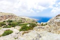 View of the Mediterranean from the cliffs of Dingli Cliffs in Malta